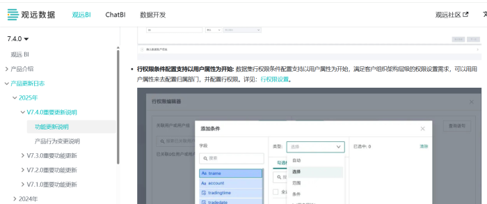 7.4行权限新增的以用户属性为开始，是什么意思