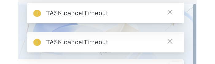 卡片报错：TASK.cancelTimeout